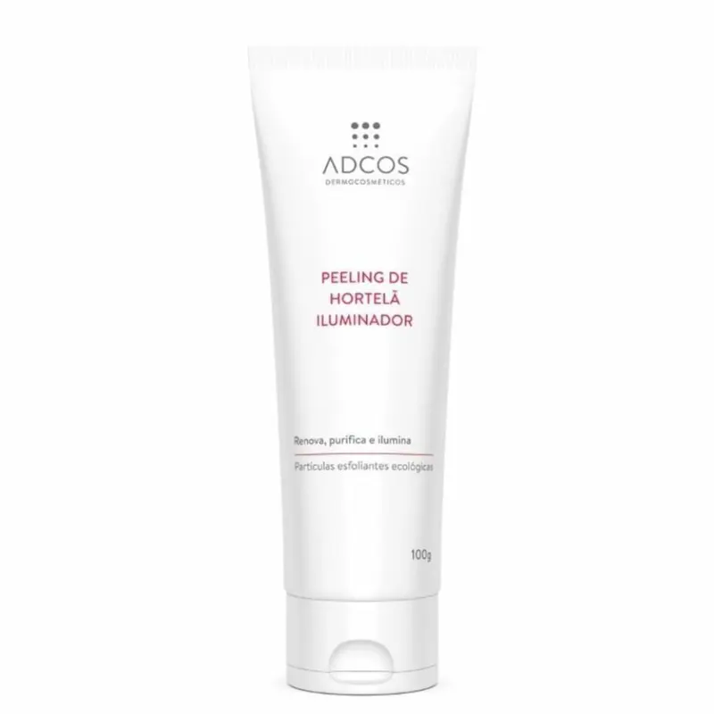 Esfoliante Facial Adcos Clean Solution Peeling de Hortelã Iluminador 100g