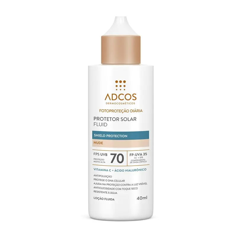 Protetor Solar Fluid FPS 70 40 ml Nude