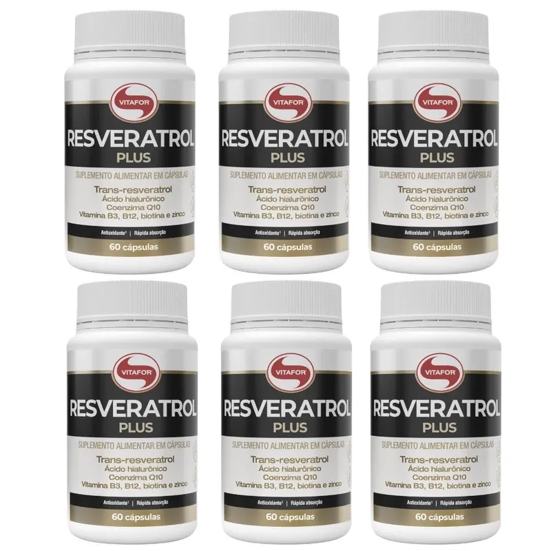 Resveratrol Plus 165mg 60 caps Vitafor