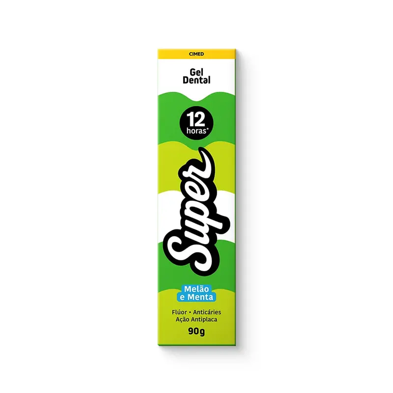 Gel Dental Super 12h Melão e Menta 90g
