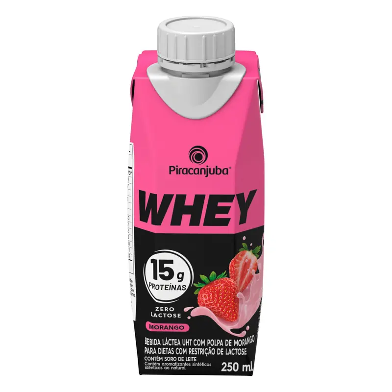 Bebida Proteica Pro Force 15g Morango Zero Lactose 250ml