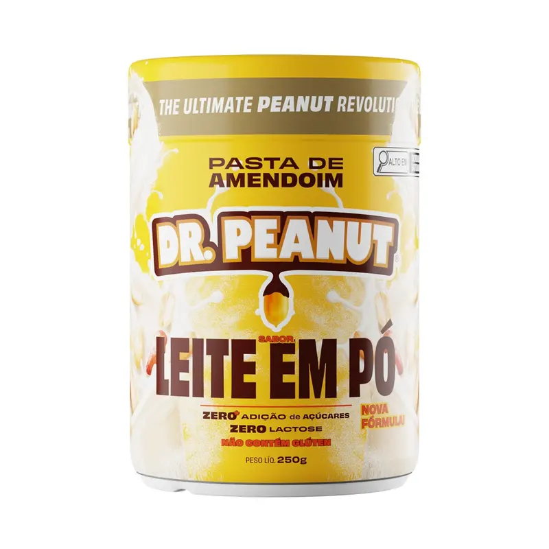 Pasta de Amendoim Dr Peanut 250 g Leite em Pó