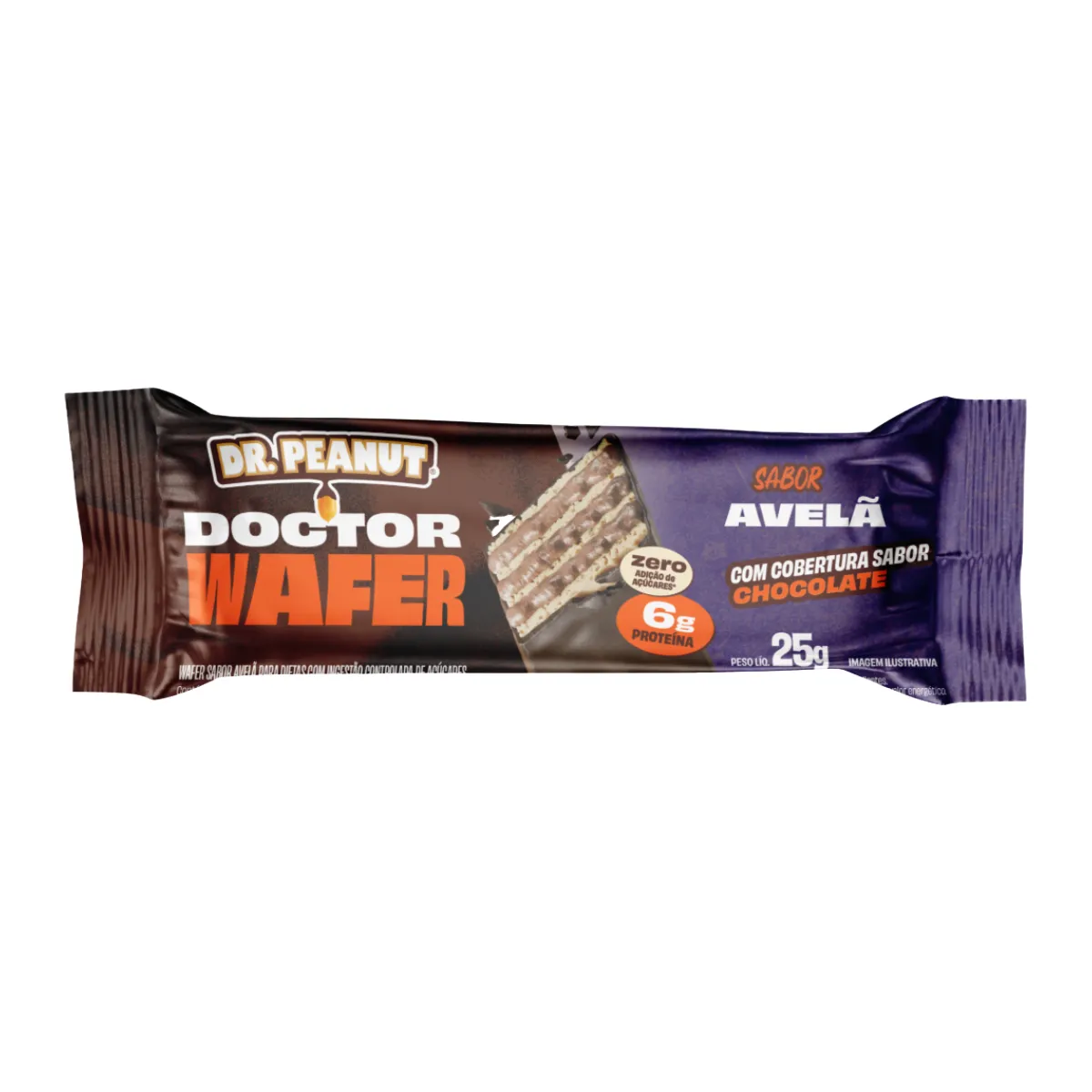 Doctor Wafer Dr Peanut 25 g Avela