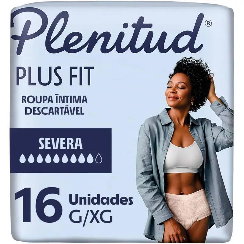 Fralda Plenitud Plus 16 unidades G/Xg