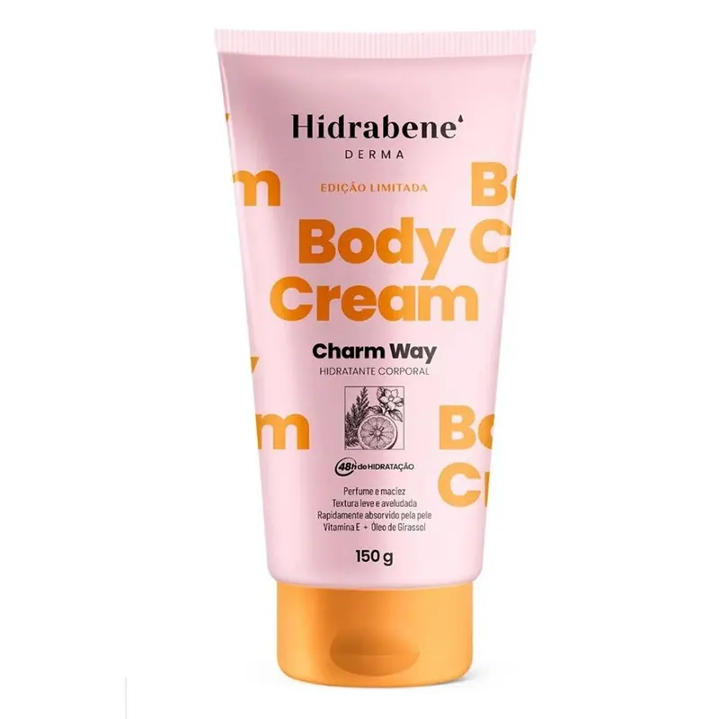 Body Cream Charm Way Hidratante Corporal Hidrabene 150g