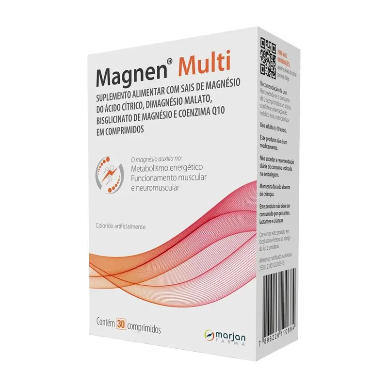 Suplemento Alimentar Magnen Multi 30 Comprimidos Revestidos
