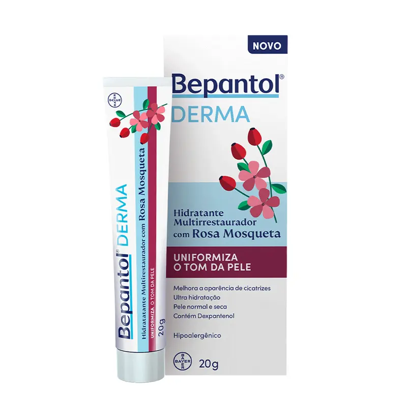 Hidratante Bepantol Derma Rosa Mosqueta Multirrestaurador Hipoalergênico 20g
