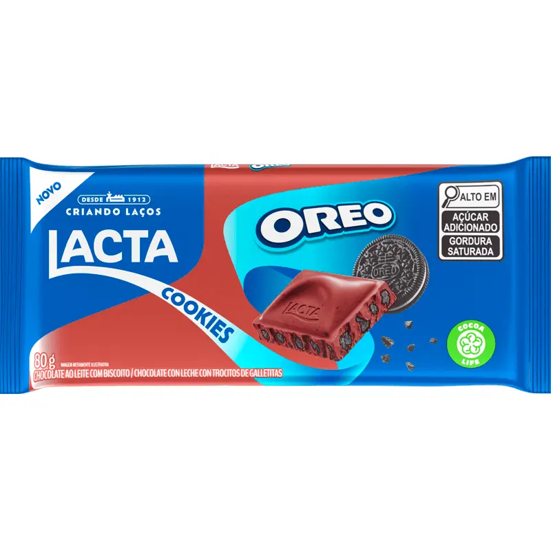 Choc Lacta 80 g Oreo Cookies