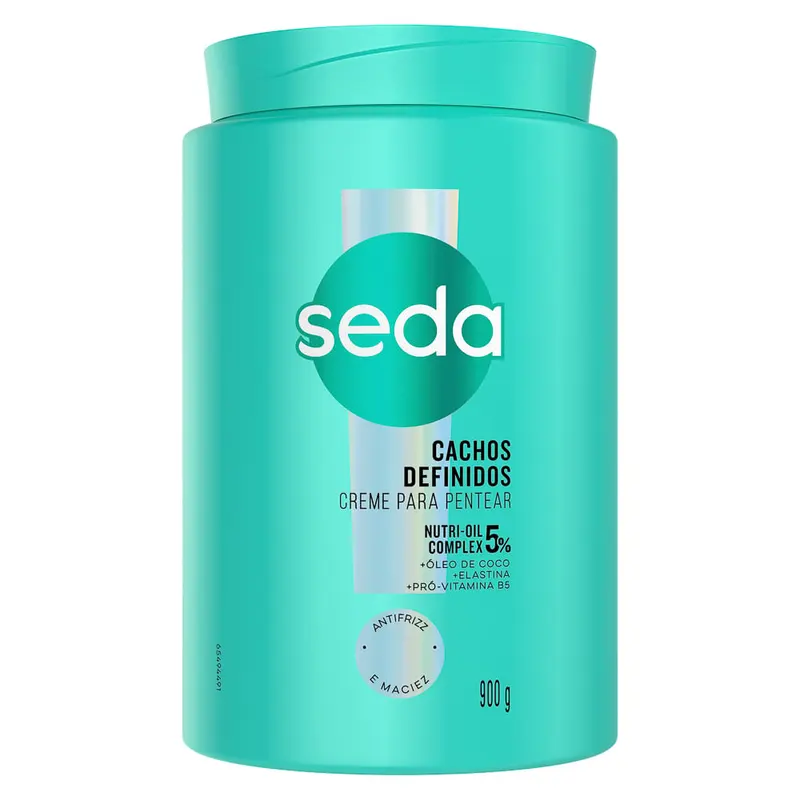 Creme Para Pentear Seda Cachos Definidos 900g
