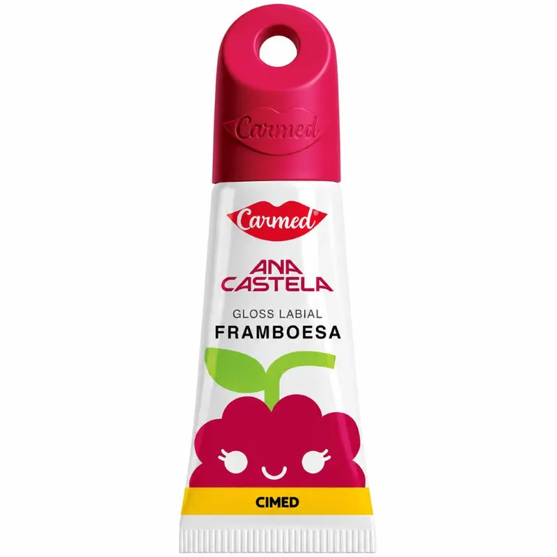 Carmed Ana Castela hidratante Labial 1 unidade Framboesa