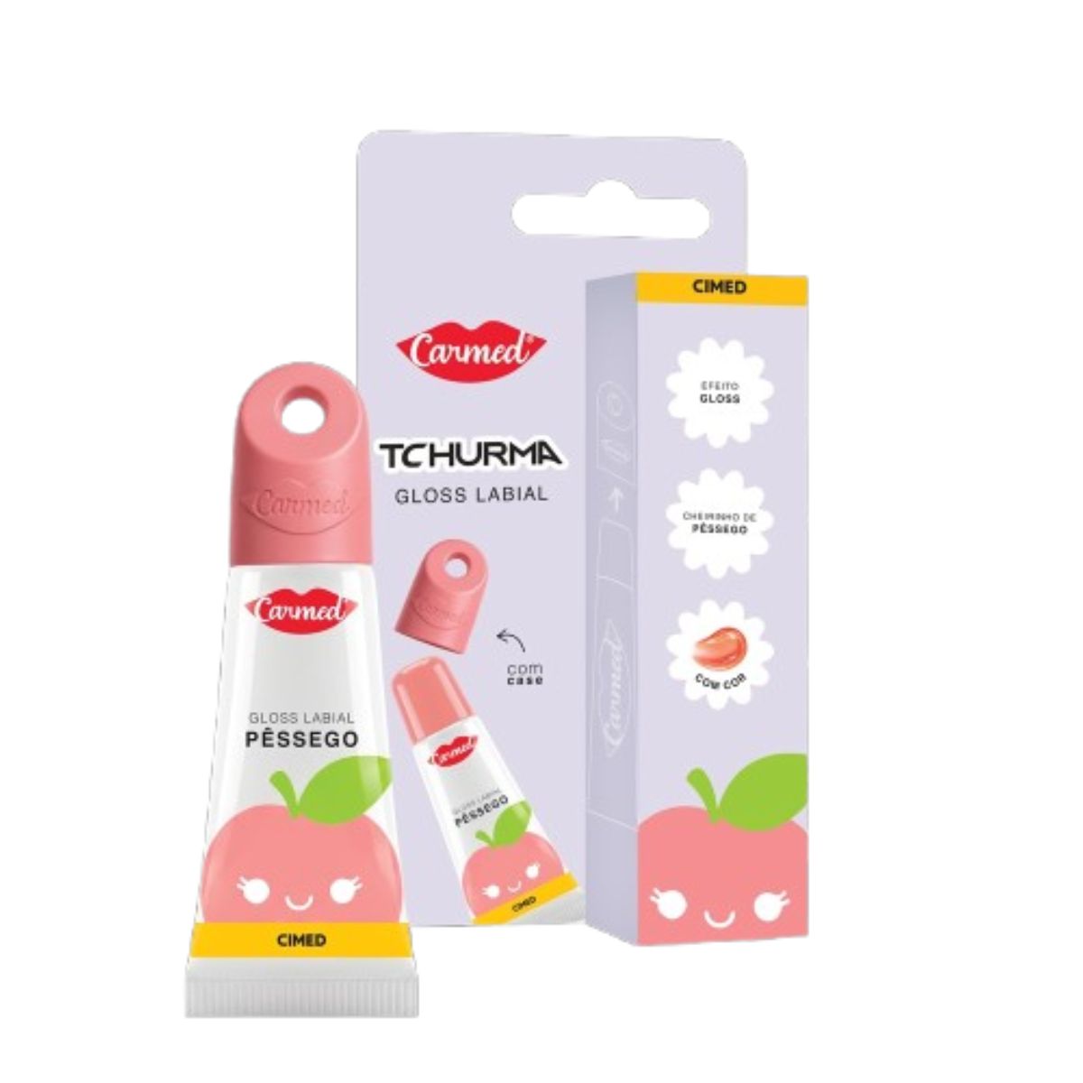 Carmed Thurma hidratante Labial 1 unidade Pêssego