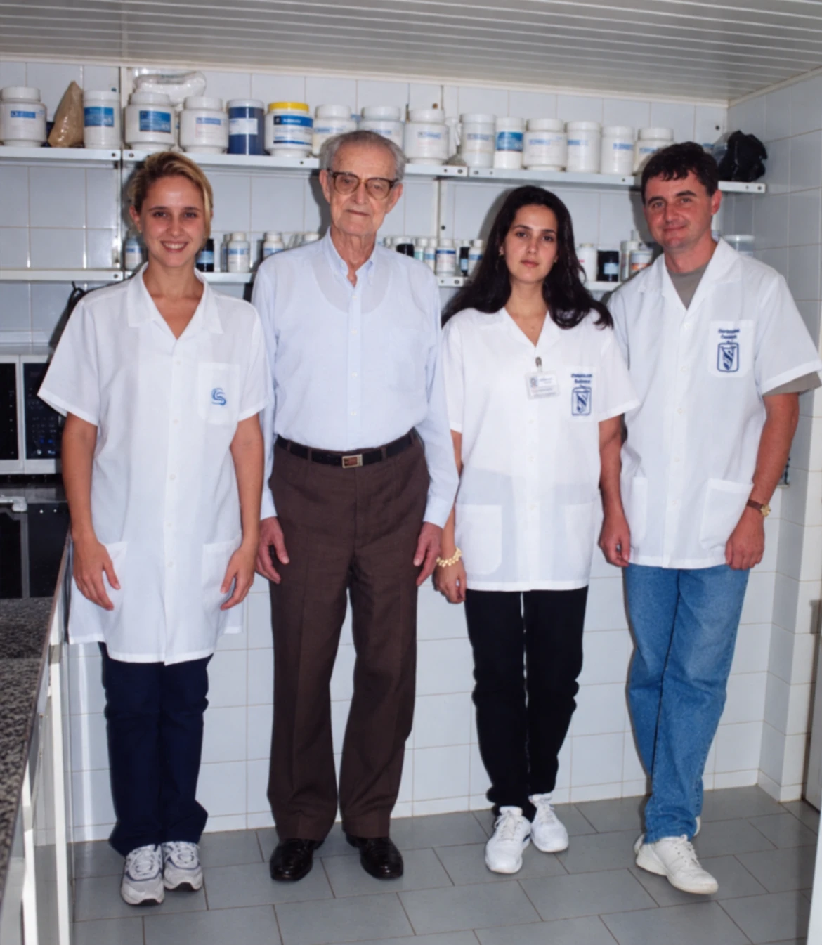 Equipe do laboratório de manipulação da Fleming
